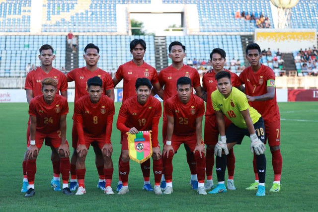 Potret Timnas Myanmar pada 19 November 2024. Foto: Myanmar Football Federation