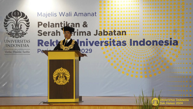 Prof. Dr. Ir. Heri Hermansyah, S.T., M.Eng., IPU terpilih sebagai Rektor Universitas Indonesia (UI) Periode 2024–2029. dok Humas UI