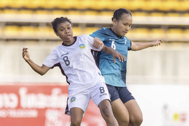 Timnas Wanita Singapura mengalahkan Timor Leste di perebutan juara 3 ASEAN Women's Cup 2024. Foto: Facebook/ @FA Singapore