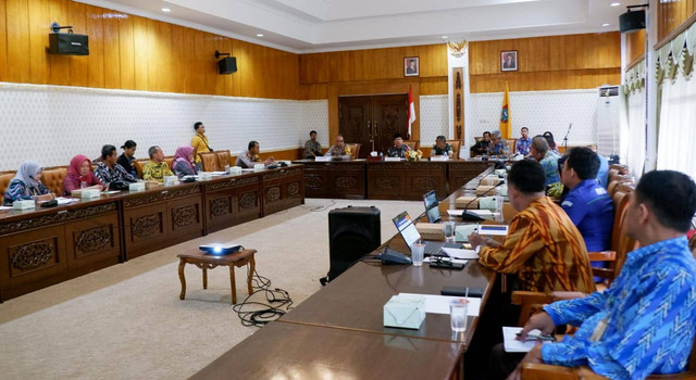 Rakor penanganan banjir di Kabupaten Mempawah. Foto: M. Zain/Hi!Pontianak