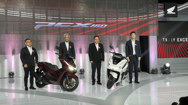 Peluncuran Honda PCX 160 generasi terbaru. Foto: Aditya Niagara/kumparan