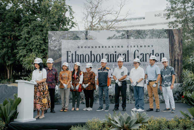 Groundbreaking Ceremony Ethnobotanical Garden di KEK Sanur, Bali. Foto: InJourney Hospitality