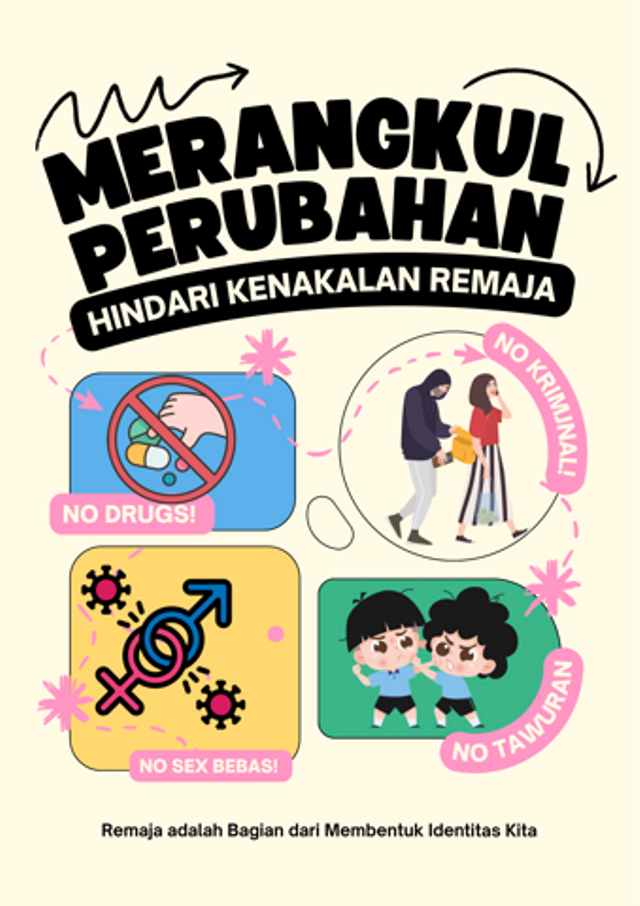 Ilustrasi Bentuk Kenakalan Remaja, Sumber: Canva