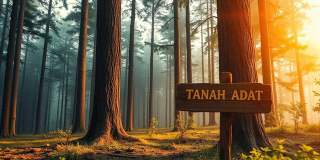 Ilustrasi foto tanah adat (Sumber: Freepik)