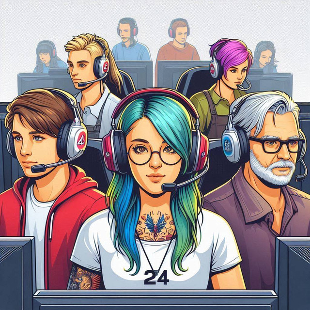 Ilustrasi Gamers Yang Sedang Bermain Game. (Sumber : Ai )