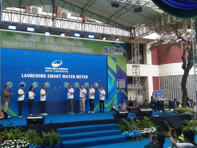 Launching Meter Air Pintar. Foto: Diskominfo Surabaya