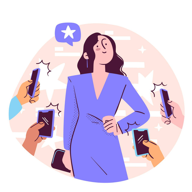 Persona. Sumber: Freepik https://www.freepik.com/free-vector/celebrity-concept-illustration_209153890.htm#fromView=search&page=1&position=35&uuid=fe96bae3-834b-4c48-8766-d06a4bcdb3bc
