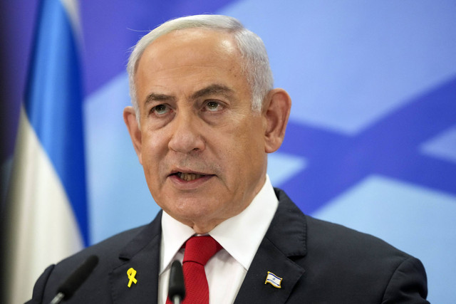 Perdana Menteri Israel Benjamin Netanyahu berbicara dalam sebuah konferensi pers di Yerusalem pada 9 Desember 2024. Foto: Maya Alleruzzo/AFP