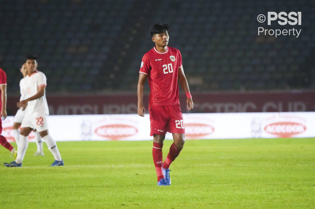 Pemain Timnas Indonesia Arkhan Kaka pada pertandingan grup B Piala AFF 2024 di Thuwunna Stadium, Yangon, Myanmar, Senin (9/12/2024). Foto: Dok. PSSI