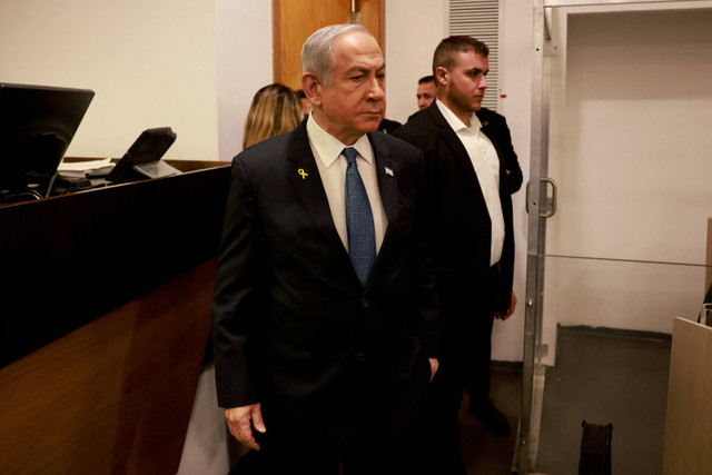 Perdana Menteri Israel Benjamin Netanyahu. Foto: Menahem Kahana/Pool via REUTERS