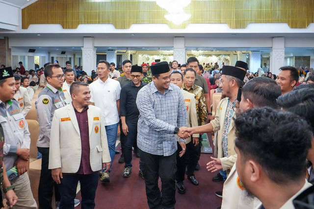 Wali Kota Medan Bobby Nasution menghadiri Silaturahmi Kebangsaan Pemuda Muhammadiyah Sumut di Hotel Danau Toba, Minggu (8/12). Foto: Dok. Istimewa