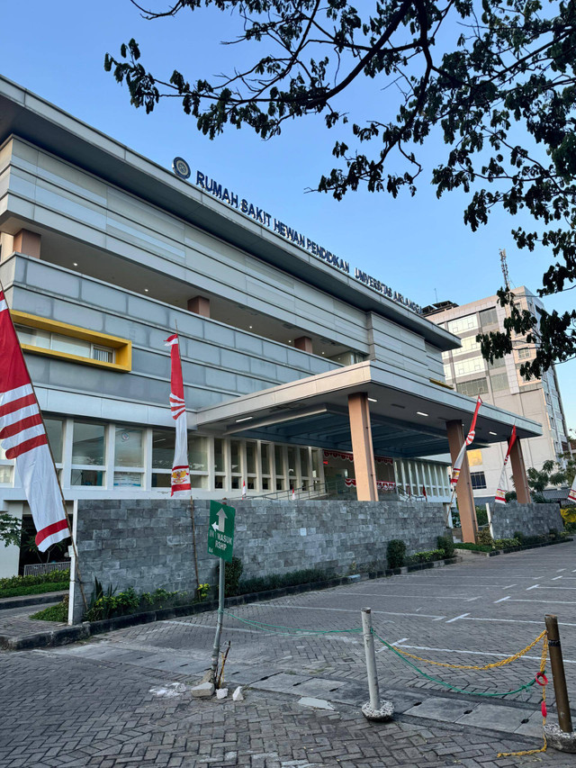 Rumah Sakit Hewan Pendidikan Universitas Airlangga (RSHP UNAIR), Surabaya, Indonesia.