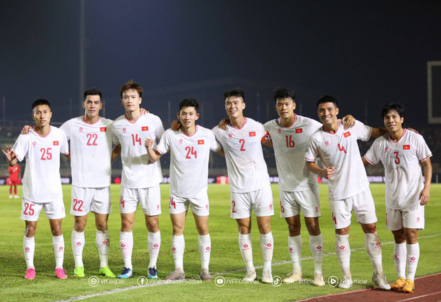 Pemain skuad Timnas Vietnam di Piala AFF 2024. Foto: VFF