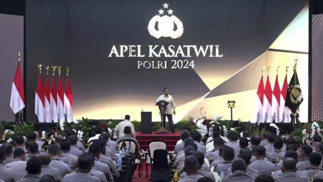 Apel Kasatwil Polri 2024. Foto: Youtube/ Divisi Humas Polri