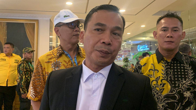 Waketum Golkar, Wihaji di Hotel Grand Paragon, Jakarta, Rabu (11/12/2024). Foto: Luthfi Humam/kumparan