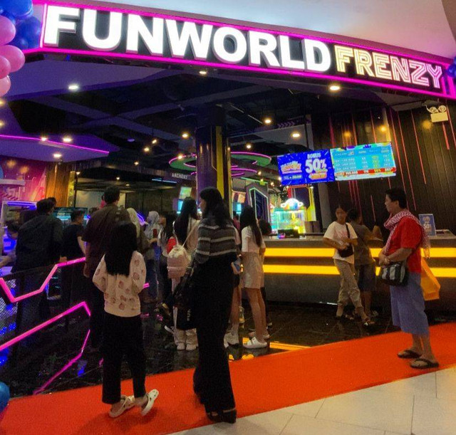 Pertama di Kalimantan, Funworld Frenzy hadir di Gaia Mall Pontianak. Foto: Ferla Putri Mastura/Hi!Pontianak