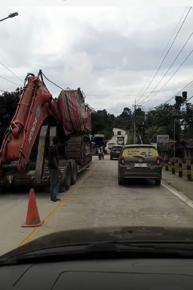 Bus rombongan Siswa SMA kecelakaan di Sepaku usai pulang dari IKN. Foto: Dok. Istimewa