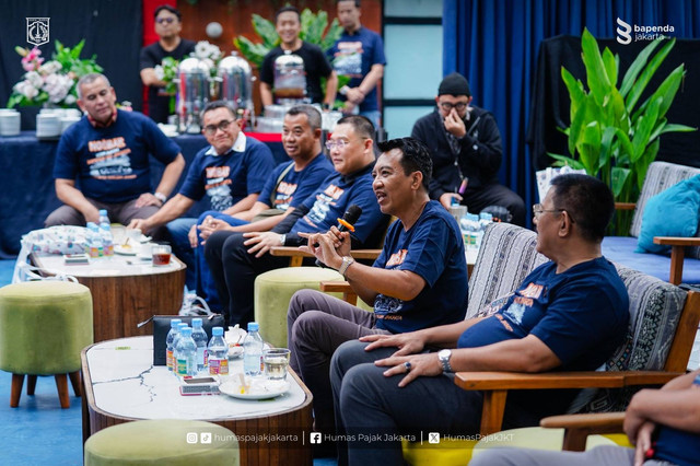 Bapenda Jakarta menggelar kegiatan Ngopi Bareng Bapenda (Ngobar) dengan sejumlah komunitas otomotif di Jakarta, Kamis (12/12). Foto: dok. Bapenda Jakarta