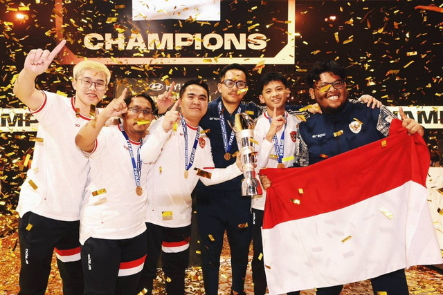 Timnas Indonesia Raih World Champions FIFAe 2024. | Foto: Instagram timnasindonesia