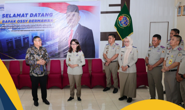 Wamen ATR/Waka BPN melakukan kunjungan kerja di Kalbar. Foto: Dok. Kementerian ATR/BPN