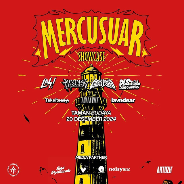 Pertunjukan musik 'Mercusuar Showcase' akan digelar di Taman Budaya, Pontianak pada 20 Desember 2024 mendatang. Foto: Dok. Instagram @mercusuar.showcase