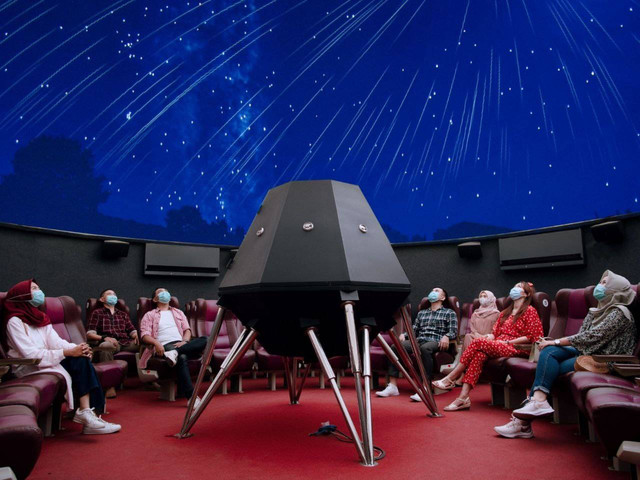 Zona Planetarium Taman Pintar Kota Jogja siap berikan pengalaman realistis kepada wisatawan jelang Natal dan Tahun Baru (Nataru). Foto: Pemkot Jogja