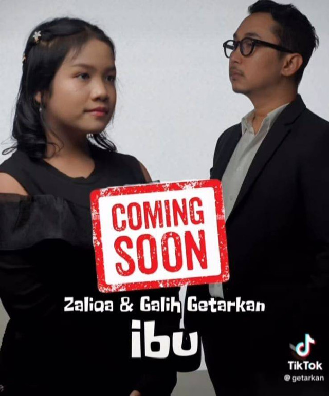 Lagu Galih dan Zaliqa berjudul 'Ibu' akan rilis pada 20 Desember 2024. Foto: Dok. TikTok @getarkan