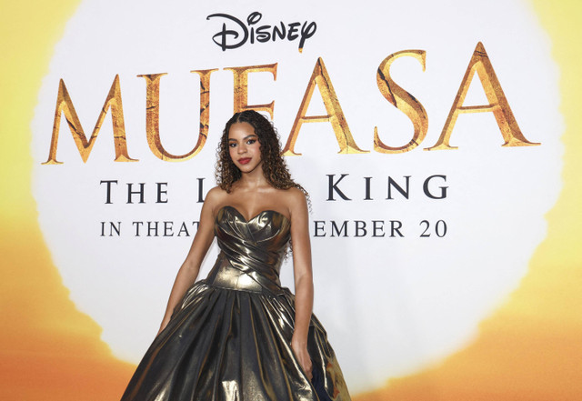 Blue Ivy Carter menghadiri pemutaran perdana film ''Mufasa: The Lion King'' di Los Angeles, California, AS (9/12/2024). Foto: Mario Anzuoni/REUTERS