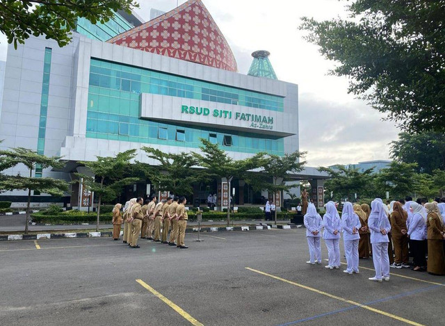 Ilustrasi gedung RSUD Siti Fatimah Palembang. (ist)