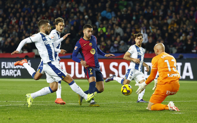 Barcelona vs Leganes di Liga Spanyol. Dok: Reuters/Albert Gea