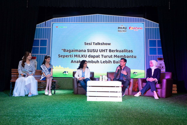 MILKU Milk Farm kini hadir di Kidzania Jakarta. Anak jadi punya referensi pekerjaan lebih banyak dan beragam. Foto: admin