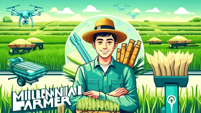 Ilustrasi Petani Milenial. Foto: Dokumen Pribadi