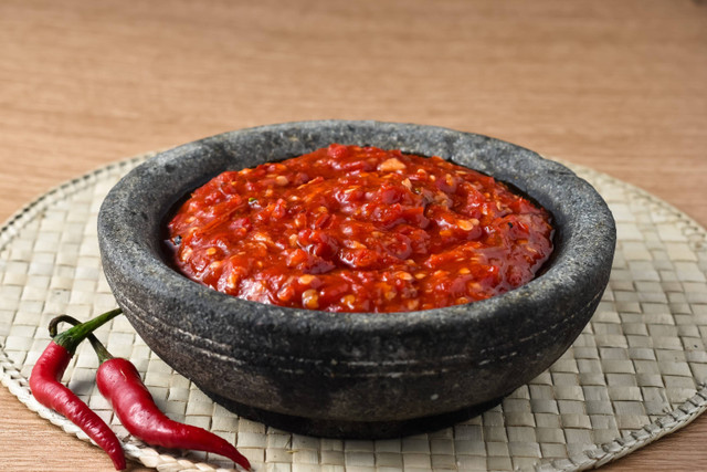 Ilustrasi sambal terasi. Foto: Shutterstock