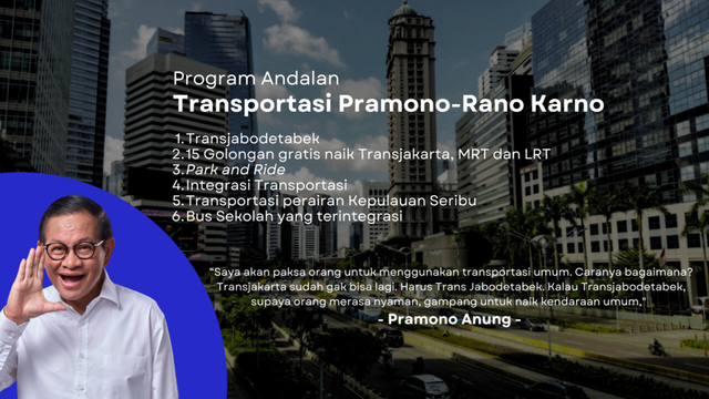 Program-program andalan Pramono Anung dalam mengatasi kemacetan