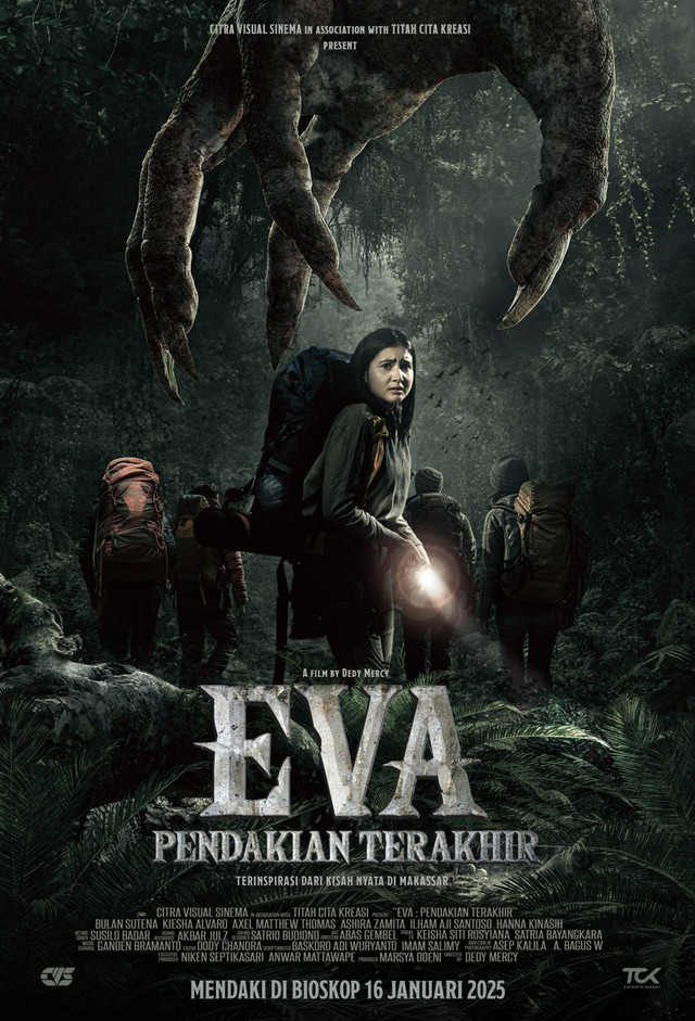 Poster film Eva Pendakian Terakhir. Foto: Dok. Istimewa