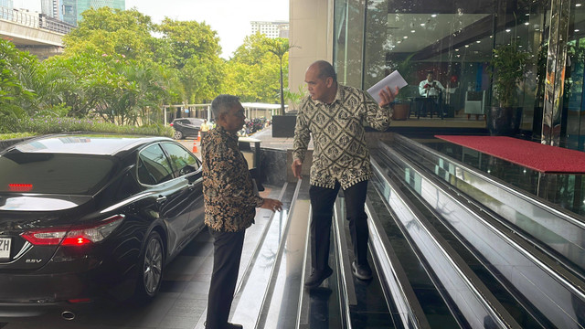 Ketua KPK Setyo Budiyanto tiba menghadiri induksi atau pembekalan bersama pimpinan dan pegawai KPK di Gedung ACLC KPK, Jakarta, Selasa (17/12/2024). Foto: Fadhil Pramudya/kumparan