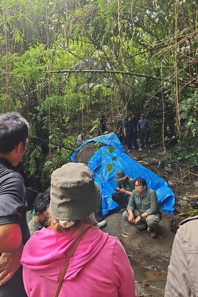 Molly, gajah Bali Zoo yang terseret arus sungai, ditemukan mati. Foto: Dok. Istimewa