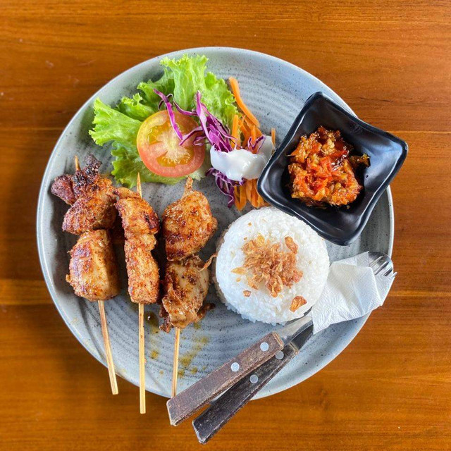 Menu Sate Sawah Cafe 1912: Foto Pribadi