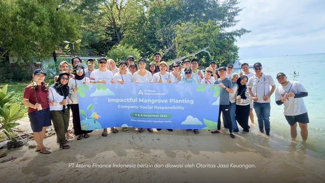 Atome Indonesia Jalan Mitigasi Perubahan Iklim Melalui Penanaman Bakau (1)