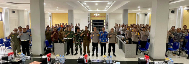 Rakor Lintas Sektoral Persiapan Ops Lilin 2024 di Wilayah Kabupaten Tulungagung