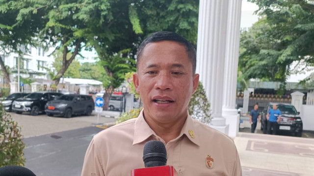 Wakil Komandan Pasukan Pengamanan Presiden (Wadanpaspamres) Brigjen TNI Marinir Samson Sitohang di Kantor Wakil Presiden, Jakarta Pusat, Rabu (18/12). Foto: Zamachsyari/kumparan