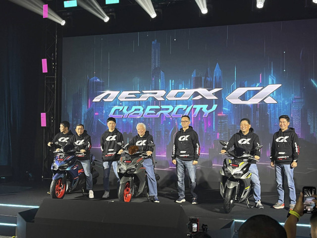 Peluncuran Yamaha Aerox Alpha di Jakarta Selatan, Rabu (18/12/2024). Foto: Fitra Andrianto/kumparan