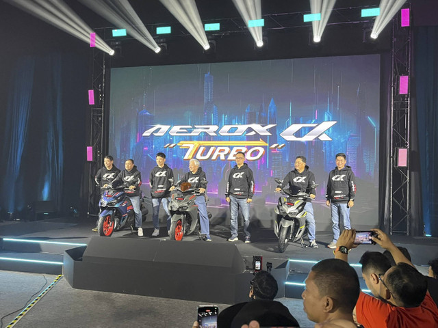 Peluncuran Yamaha Aerox Alpha di Jakarta Selatan, Rabu (18/12/2024). Foto: Fitra Andrianto/kumparan