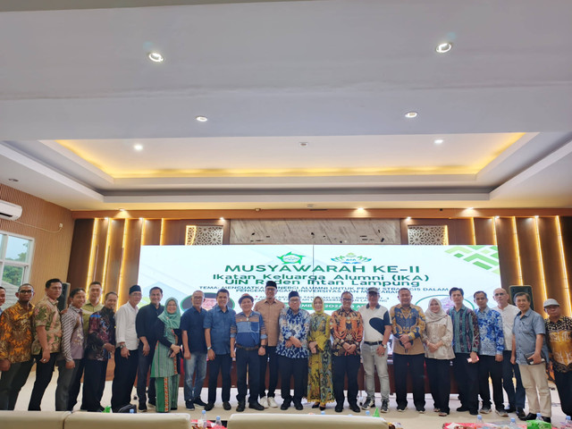 Musyawarah Besar ke-II, Ikatan Keluarga Alumni (IKA) Universitas Islam Negeri Raden Intan Lampung | Foto : Eka Febriani / Lampung Geh