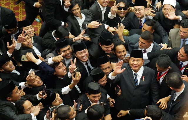 Prabowo di kampus Al-Azhar Kairo Mesir, Rabu (18/12/2024). Foto: Dok Setkab RI