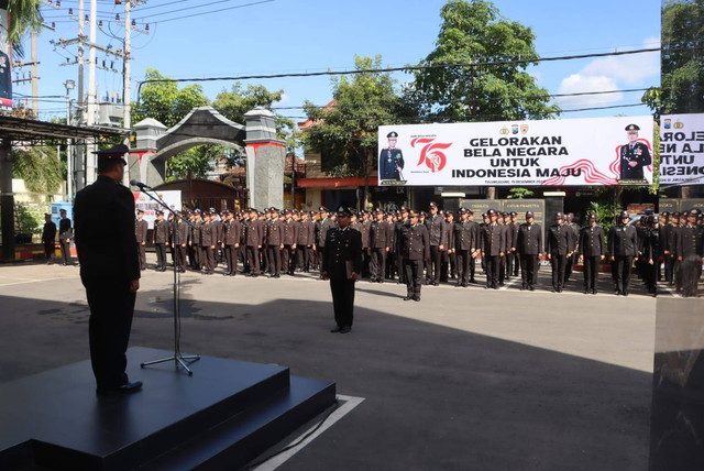 Polres Tulungagung Gelar Upacara Peringatan Hari Bela Negara ke-76 Tahun 2024