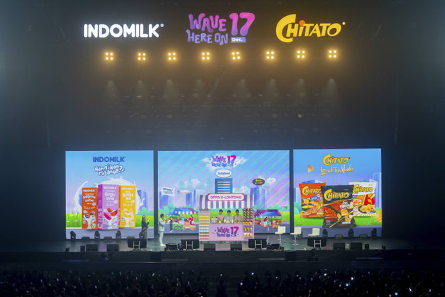 S.COUPS, WONWOO, dan VERNON SEVENTEEN pukau penggemar di Jakarta melalui acara Meet and Greet Indomilk & Chitato yang digelar di BCIS Ancol, Selasa (17/12/2024). Foto: Dok. Indofood