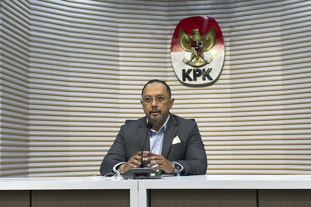 Juru bicara KPK Tessa Mahardhika Sugiarto, di Ruang Konferensi Pers Gedung Merah Putih KPK, Jakarta, Kamis (19/12/2024). Foto: Fadhil Pramudya/kumparan