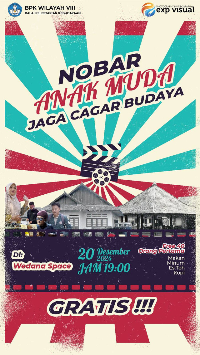 Flayer acara nonton bareng. | Foto: Istimewa