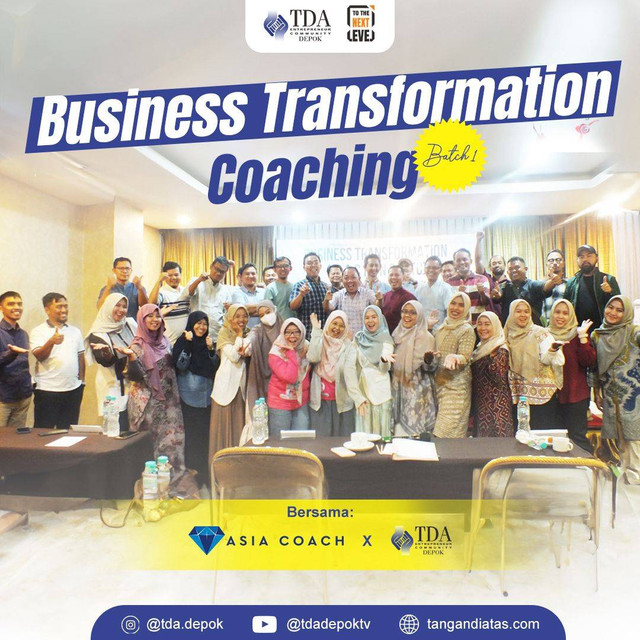 TDA Depok Gelar Program Business Transformation Coaching Batch 1